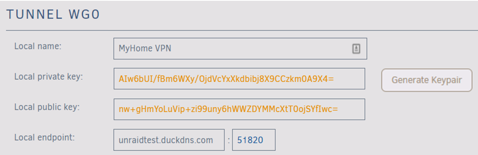Gestion des VPN